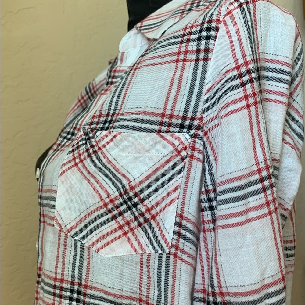 Joie Long-Sleeve, Button-Up Top